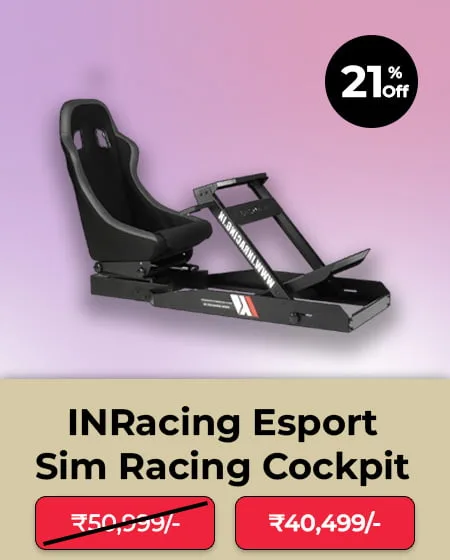 INRacing Esport Sim Racing Cockpit Offer  1 
